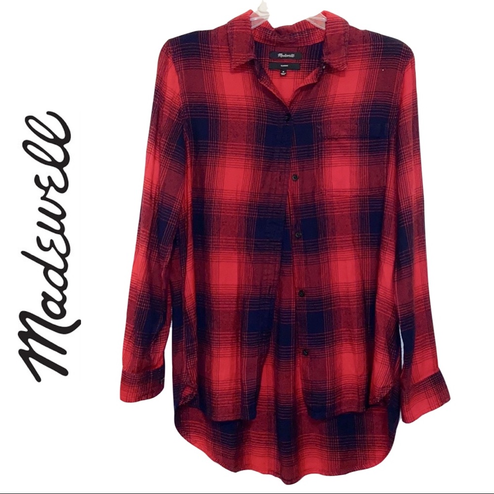 Madewell classic long sleeve fleece